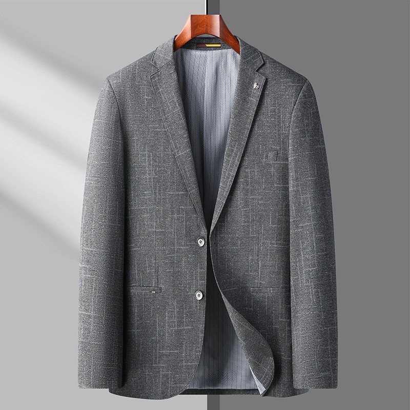 Blazer Heren Sportjas Grote Maat Casual Geruit Met Twee Knoppen