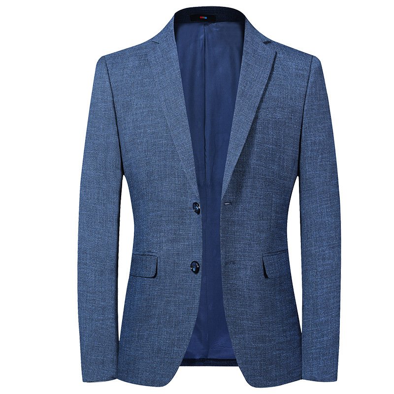 Blazer Heren Sportjas Slank Casual Twee Knoppen